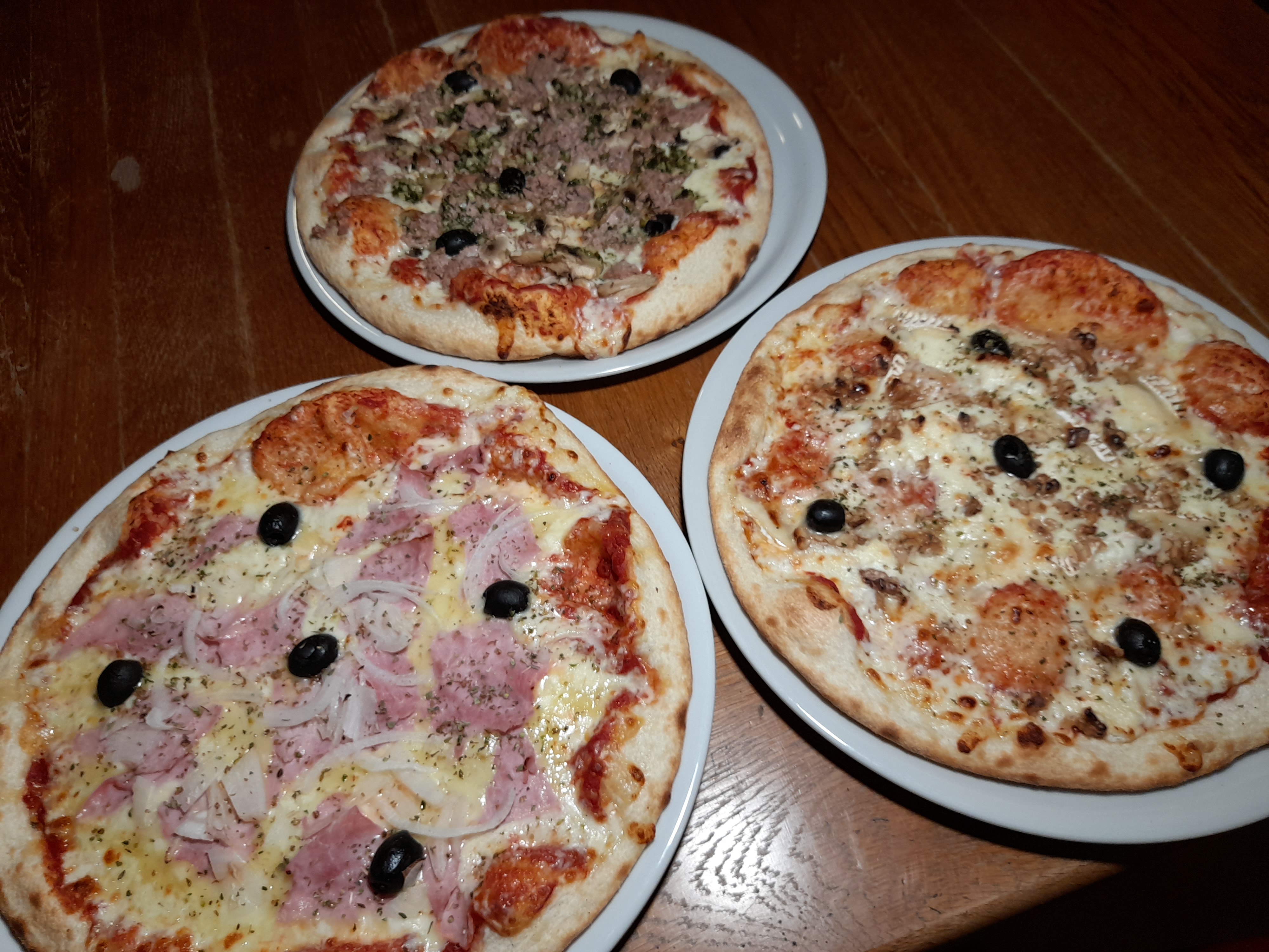 Assortiment de pizzas Pizza Del Capo